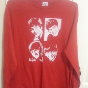 The Beatles red long sleeve shirt for men or women